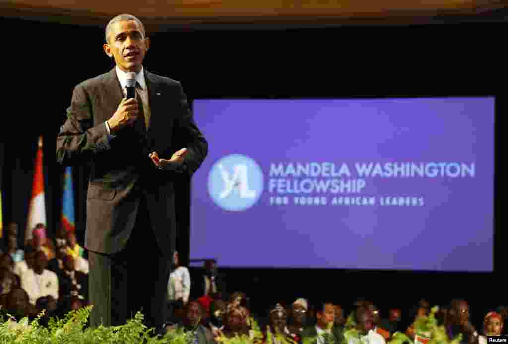 Shugaban Amurka Barack Obama da YALI, Washington, D.C. ga 28 Yuli 2014.