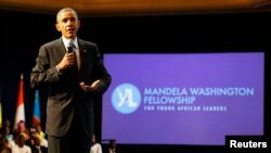 Shugaban Amurka Barack Obama da YALI, Washington, D.C., ga 28 Yuli 2014.