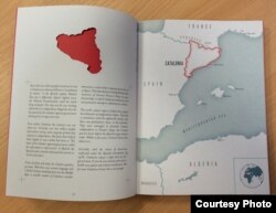 A look inside Nick Middleton's new book, "The Atlas of Countries that Don't Exist: A Compendium of Fifty Unrecognized and Largely Unnoticed States." (Photo courtesy of Nick Middleton)