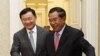 Ousted Thai Leader Embraces Cambodian PM