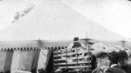 Providing for homeless thousands - delivering bread at Commissary tent