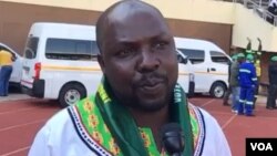 Mutungamiri wesangano revechidiki reYouth Affirmative Action Assembly of Zimbabwe, VaGodfrey Tsenengamu.