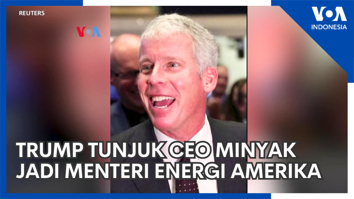 Trump Tunjuk CEO Minyak Jadi Menteri Energi Amerika Serikat