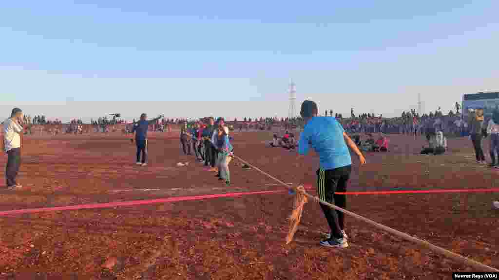 Roja Sporê li Kampa Penaberên Efrînê 