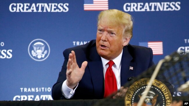 Donald Trump 5 Haziran'da Maine eyaletinde konuştu