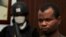 Kabiru Sokoto, a suspect in a Christmas Day bomb attack of St. Theresa Catholic Church in Madalla near Nigeria's capital, at the state security service office, Abuja, Feb. 10, 2012.