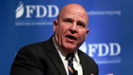 National security adviser H.R. McMaster speaks during the Foundation for Defense of Democracies National Security Summit in Washington, Oct. 19, 2017.