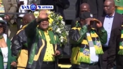 VOA60 Afrika: Rais Jacob Zumba wa Afrika kusini ahimiza wafuasi wake kupigia kura chama cha ANC katika chaguzi za mitaa.