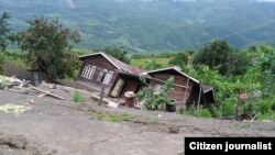 Hakha Landslide (Photo by NB Sila/August 9, 2015)