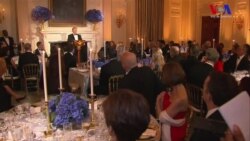 Presidente Trump ofrece banquete de bienvenida a gobernadores
