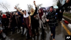 2015年3月24日阿富汗妇女抗议示威要求正义