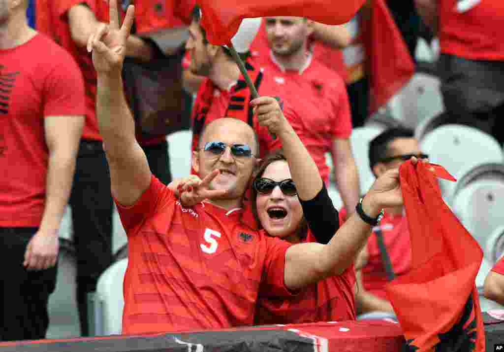 Soccer Euro 2016 Albania Switzerland