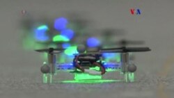 Bandada de drones sincronizados