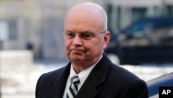 FILE - Former CIA Director Michael Hayden, pictured at a Munich security conference in February 2012, says having an "open dialogue" with the intelligence community will make Donald Trump "a better president."