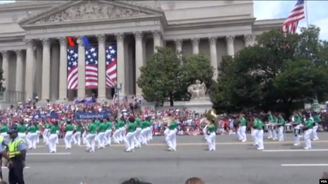 Perayaan Kemerdekaan ke-241 Amerika Serikat di Washington DC, 4 Juli 2017. (Foto: VOA Video/Screengrab)