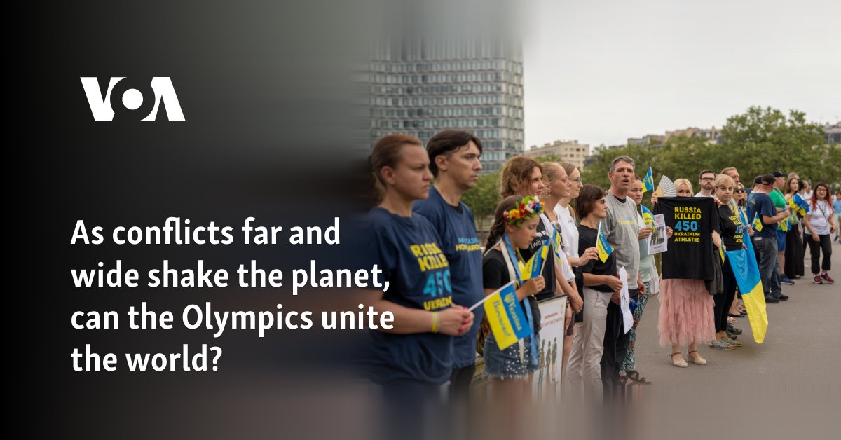 As conflicts far and wide shake the planet, can the Olympics unite the world?