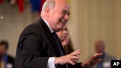 El secretario general de la OEA, José Miguel Insulza, se mostró satisfecho con los acuerdos alcanzados durante la jornada.