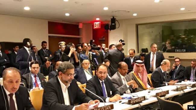 Prime Minister Khaqan Abbasi attending OIC Contact Group's meeting in NY Tuesday.