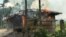 Flames engulf a house in Gawdu Zara village, northern Rakhine state, Myanmar, Sept. 7, 2017. Security forces and allied mobs have burned down thousands of homes in Northern Rakhine state, where the vast majority of the country's 1.1 million Rohingya lived, in recent weeks. 