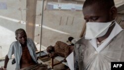 Cholera patients are treated at the Cholera Treatment Center in Tete district,Mozambique, March 5, 2015.