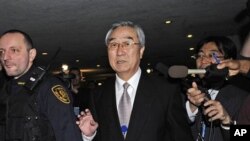 North Korea's deputy U.N. ambassador Pak Tok Hun arrives at the United Nations, 19 Dec 2010