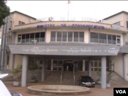 Cameroon ministry of communication located in Yaounde, Cameroon. May 2, 2019 (M.Kindzeka/VOA)
