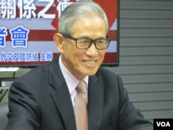 台湾前外长欧鸿鍊 （美国之音张永泰拍摄）