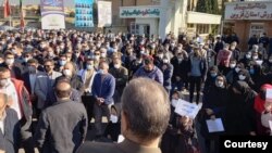 اعتراض معلمان در ایران ۲۲ آذر ۱۴۰۰