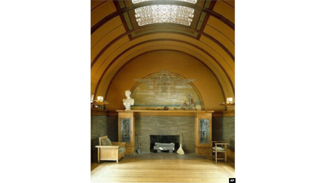 Wright's home and first studio in suburban Chicago, Illinois, was not as far out - by conventional standards - as his later work.