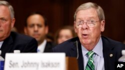 Thượng nghị sĩ Johnny Isakson tại Quốc hội Mỹ hồi tháng 9/2017