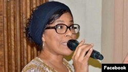 Nathalie Yamb, expulsée de Côte d'Ivoire pour activités incompatibles avec l’intérêt national.