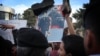 Palestinians protest March 19, in Ramallah against the West Bank visit of President Barack Obama. Photo: VOA / R. Collard