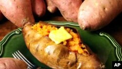 A batata doce é rica em vitamina A