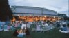 Tanglewood, summer home of the Boston Symphony, at dusk. (Stu Rosner)