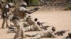 Des soldats des forces spéciales sénégalaises lors des manouvres dénommées Flintlock près de Po, au Burkina Faso, le 23 février 2019. (Archives)
