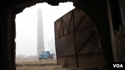 The brick factory is located next to the Serbian town of Subotica. (VOA/J. Owens)