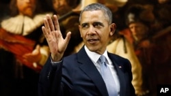 Presiden AS Barack Obama mengatakan AS dan Eropa bersatu terkait krisis di Ukraina (24/3). 