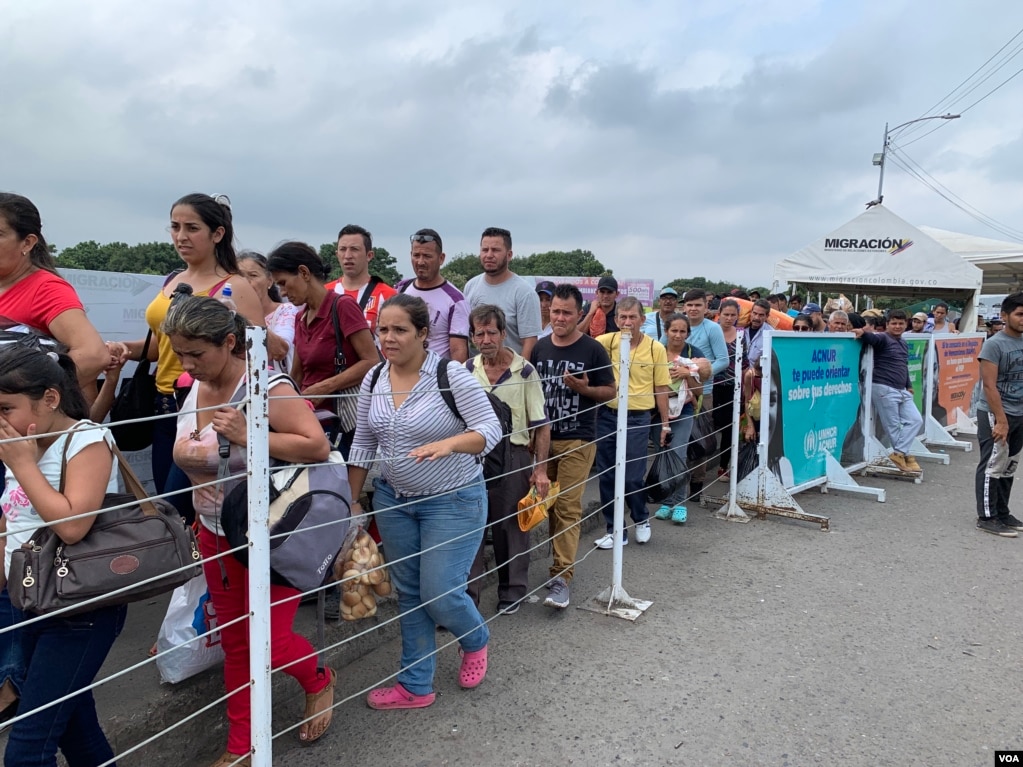 Según el grupo de trabajo de la OEA para la crisis de migrantes y refugiados venezolanos,&nbsp;en Colombia ya hay 1.600.000 venezolanos, lo que lo convierte en el país con más migrantes venezolanos en la región. Foto: Cristiana Caicedo Smith - VOA.