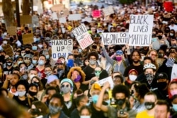 Several thousand demonstrators gather in Oakland, Calif., on June 1, 2020, to protest the death of George Floyd.