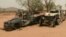 Des vestiges de véhicules de Boko Haram détruits par l'armée camerounaise en décembre 2018, à Amchide, au Cameroun, le 12 septembre 2019.
