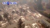 VOA60 America - California Fire Almost Completely Contained; Toll at 84