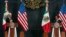 U.S. Vice President Joe Biden puts his hand to his chest as he tells Mexican President Enrique Pena Nieto that U.S. campaign rhetoric about Mexico and immigrants does not represent the view of most Americans, in Mexico City, Feb. 25, 2016.