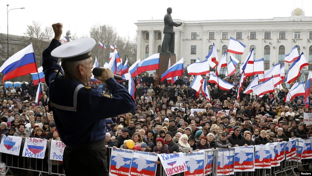 Qrimda referendumdan oldin konsert, Simferopol, 9-mart, 2014-yil