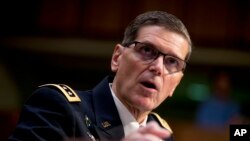 Le général Joseph Votel, chef des forces américaines au Moyen-Orient à Washington le 5 février 2019.