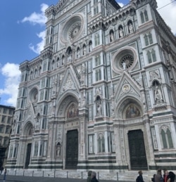 The cathedral of Florence. (Sabina Castelfranco/VOA)