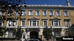 Здание посольства России в Будапеште, Венгрия, 8 сентября 2026 года. (Фото: Reuters/Бернадетт Сабо)