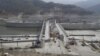 In this file photo shows Laos' Xayaburi dam under construction. (Sun Narin/VOA Khmer)