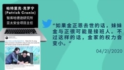 推特上的中国：看不清金正恩的健康状况，却看得清接班人的面貌？