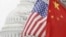 China, U.S. flags