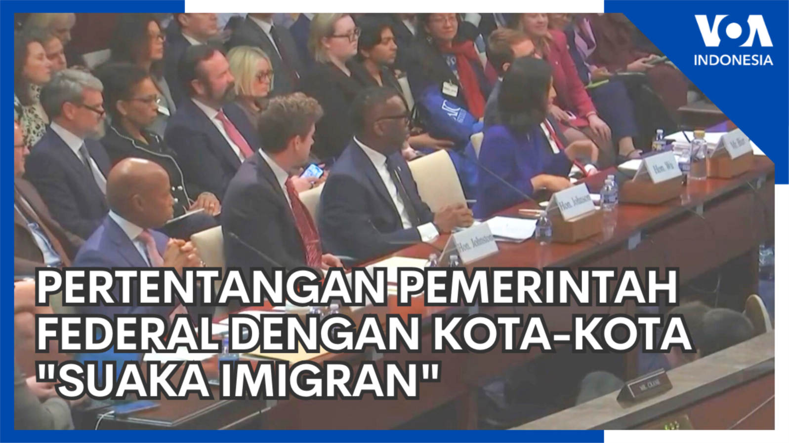 Pertentangan Pemerintah Federal dengan Kota-kota "Suaka Imigran"
